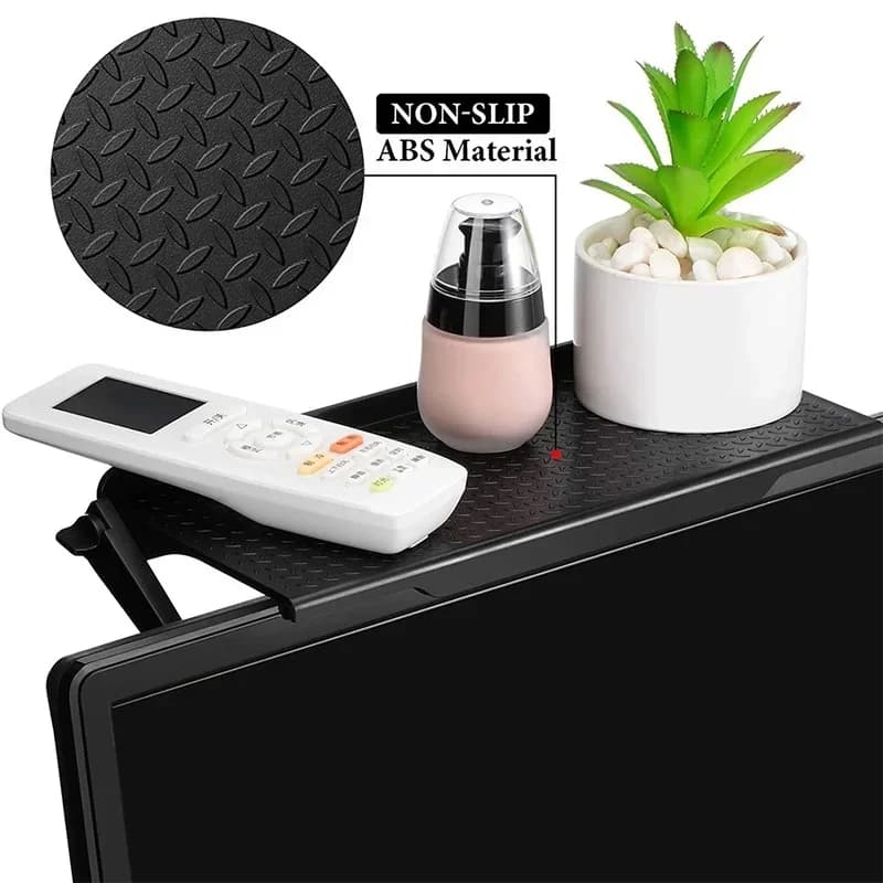 Multifunctional Storage Shelves Rack TV Converter Adjustable Screen Upper shelf Computer monitor support Office Organizer of various items