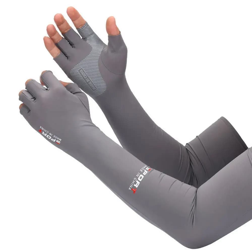 1 pair of sleeves for cooling arm cover women sports running sun protection gloves UV outdoor fishing cycling riding sleeves