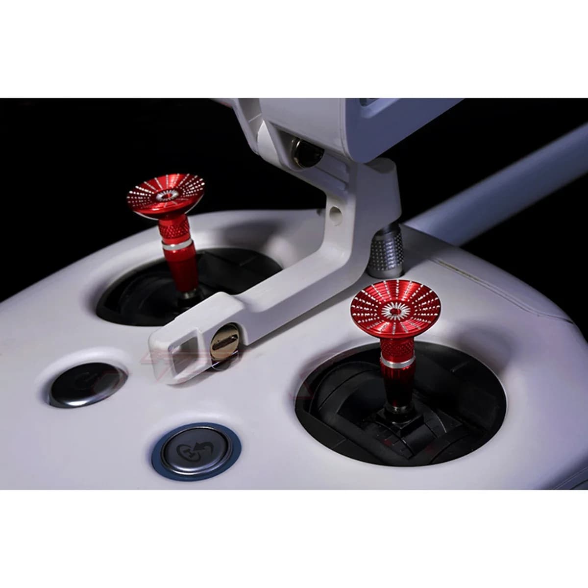 Di Alluminio di CNC M3 3 millimetri Thumb Stick Ombrello Thumbstick Per FU/JR Controller Trasmettitore RC Elicottero Aereo Auto Quadcopter