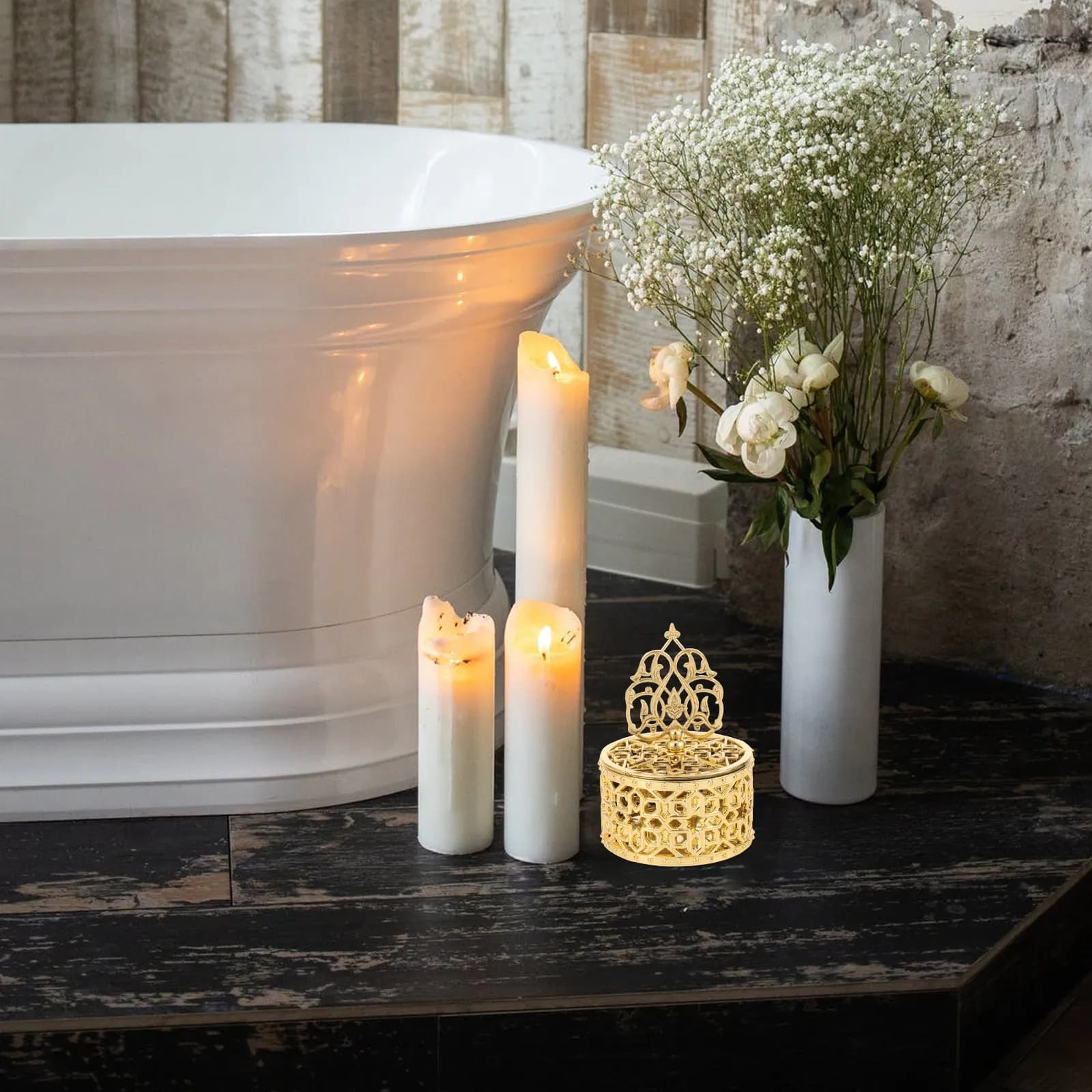 12Pcs Elegant Aromatherapy Diffuser Design Clear Gift Box Small Treat Box Wedding Christmas Festival Party Favor Packaging