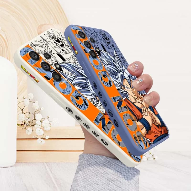 Custodia per telefono con cordino liquido e personaggi dei cartoni animati per Samsung Note 20 A17 A07 A36 A56 A73 A72 A71 A55 A54 A53 A52 A51