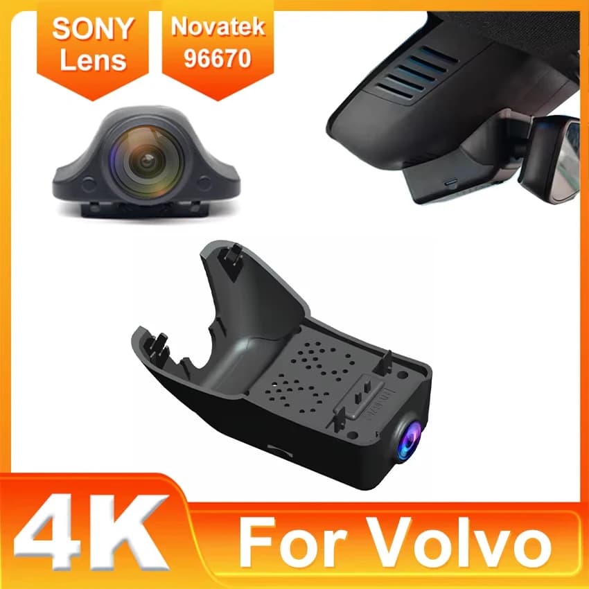 Dash Cam 4K per Polestar 2 Polestar2 2025 2024 2023 2022 2021, Videoregistratore DVR per auto Dashcam per Volvo Polestar 2
