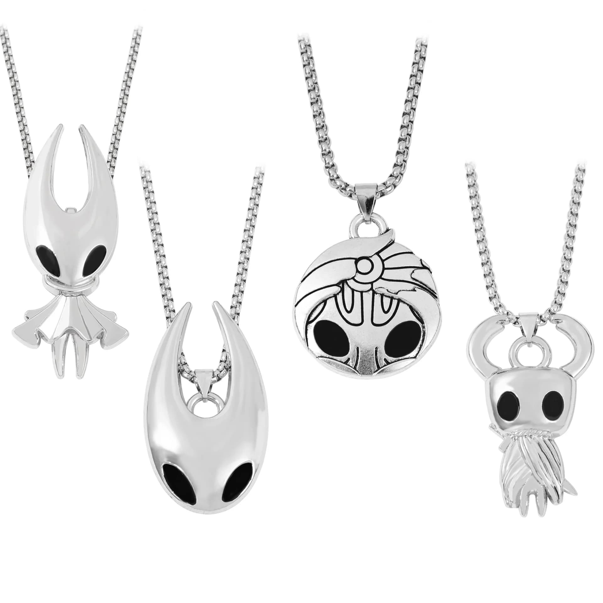 Fashion Jewelry Accessories, Hollow Knight Theme Necklace, Popular Silk Song Hip Hop Necklace Accessories
