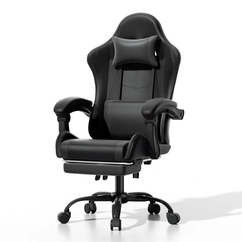 Gaming Chair, Carbon Fiber Black