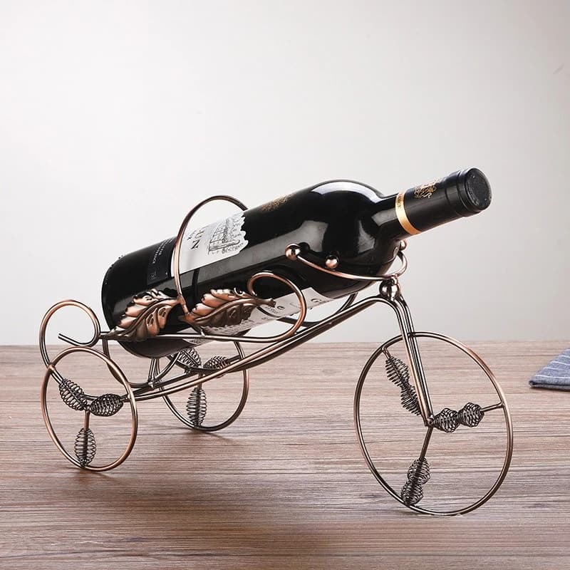 Creative Moon Shape Metal Wine Rack Practical Wine Holder Display Shelf Wine Glass Holder Decorations Bracket Bar Supplies