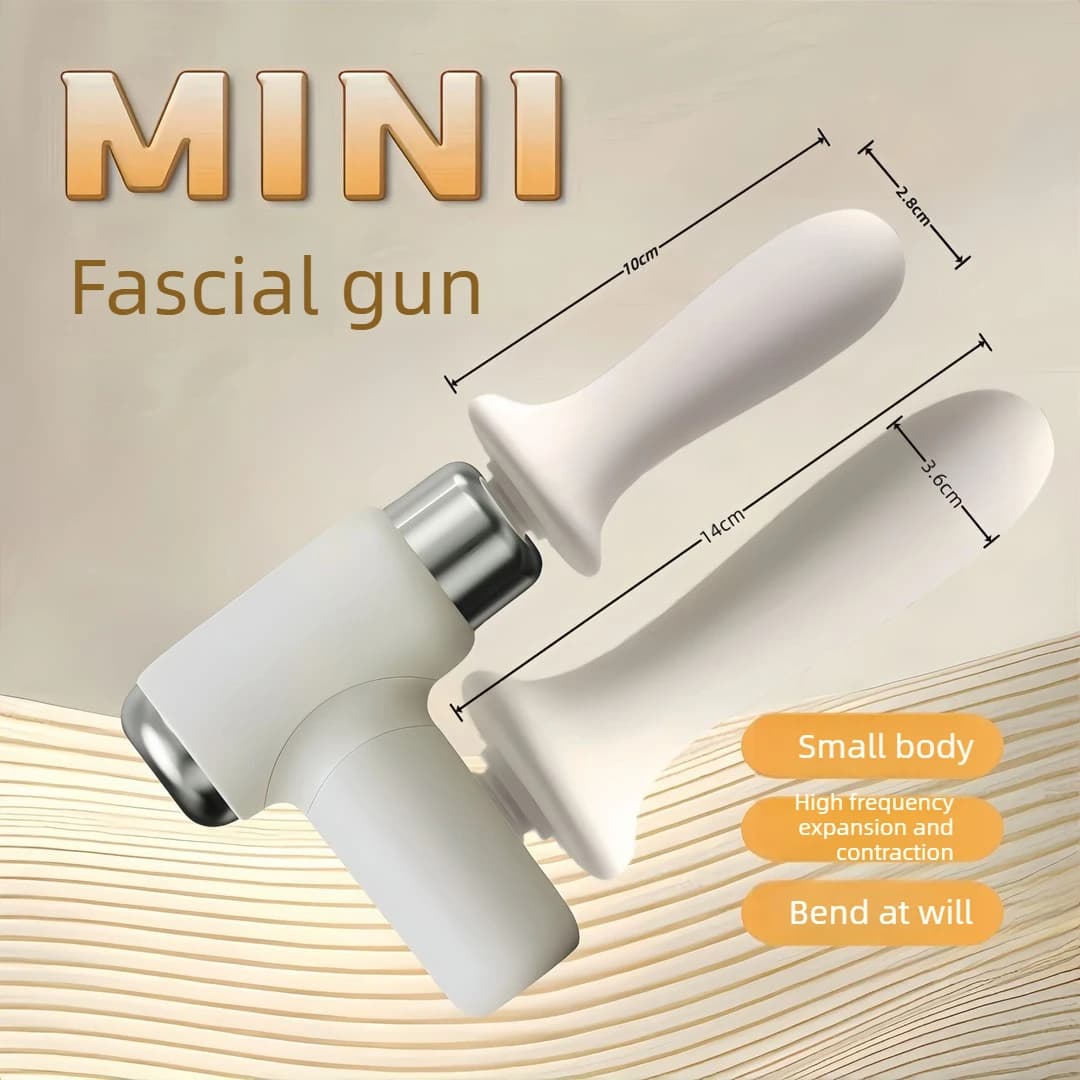 JAIYORL Mini Wireless Massage Gun for Muscles, Silicone Massage Test, Spare Part for Edit, Electric Massage Relaxing