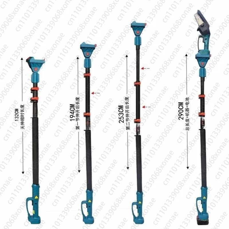 High branch electric saw, multifunctional extension rod, electric pruning shears