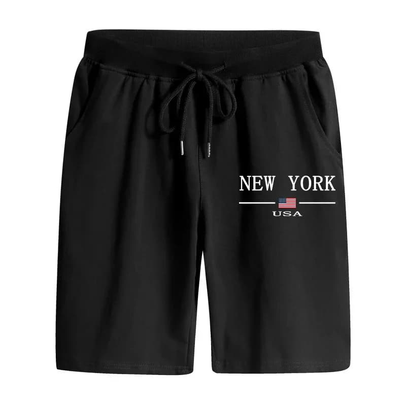 Men's Summer Shorts 2026, Casual Printed, for Jogging, Sport, Cycling, Fashion, Means Travel Trousers and Beach