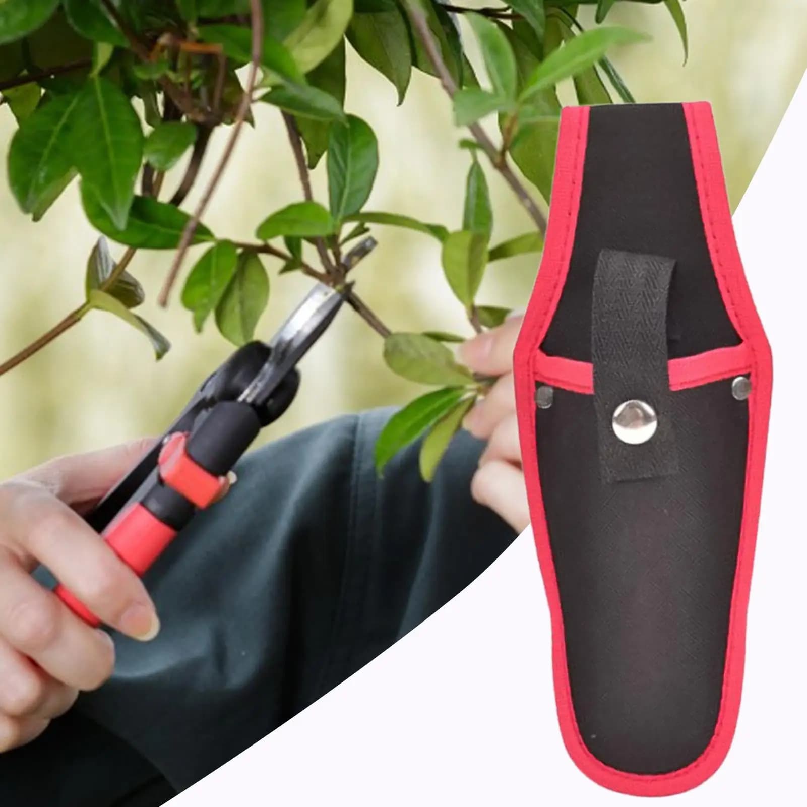 1 Pezzo Fondina per Forbici da Potatura, Custodia per Forbici da Giardino, Borsa da Cintura per Attrezzi da Giardinaggio