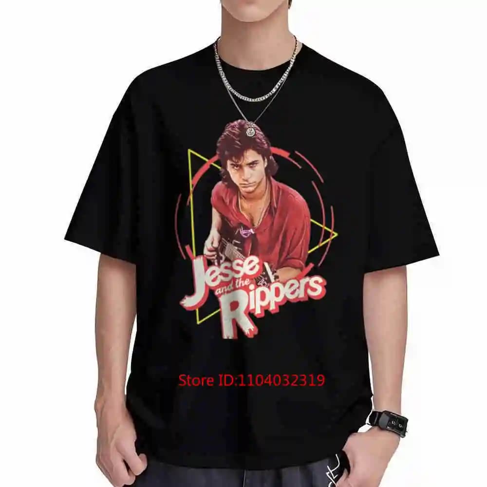 Jesse And The Rippers Fake Band Pop Culture Short Sleeve Tee 100% Cotton T-Shirt