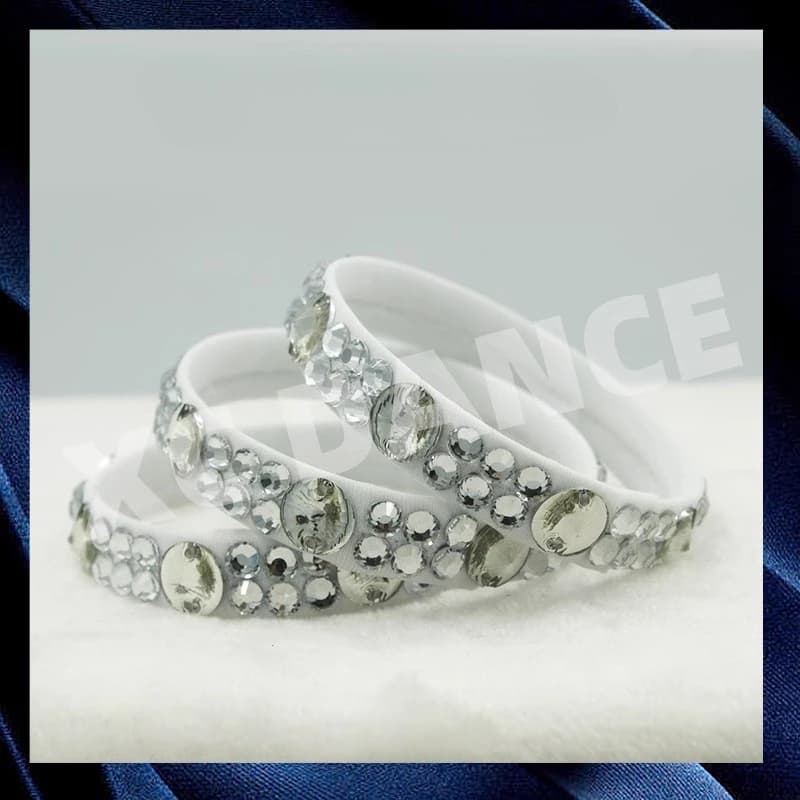 braccialetti personalizzati per la danza latina del ventre, competizione di prestazioni, accessori colorati con diamanti scintillanti, palcoscenico intarsiato