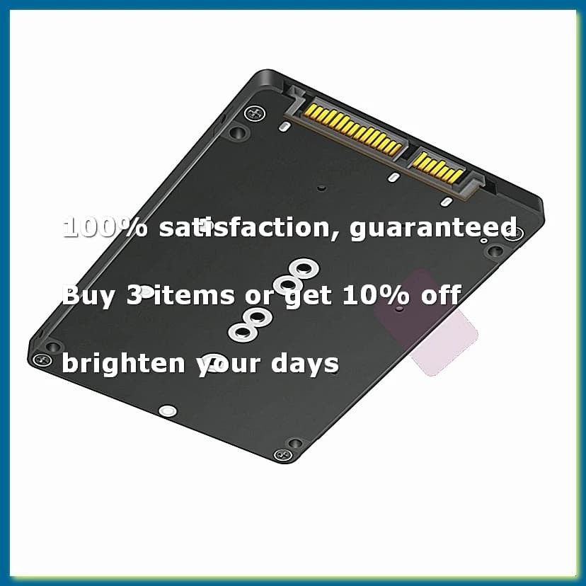 2 in 1 SSD Adapter Combine M.2 NGFF Key B & MSATA to 2.5inch 3 Adapter Converter External SSD Case Box