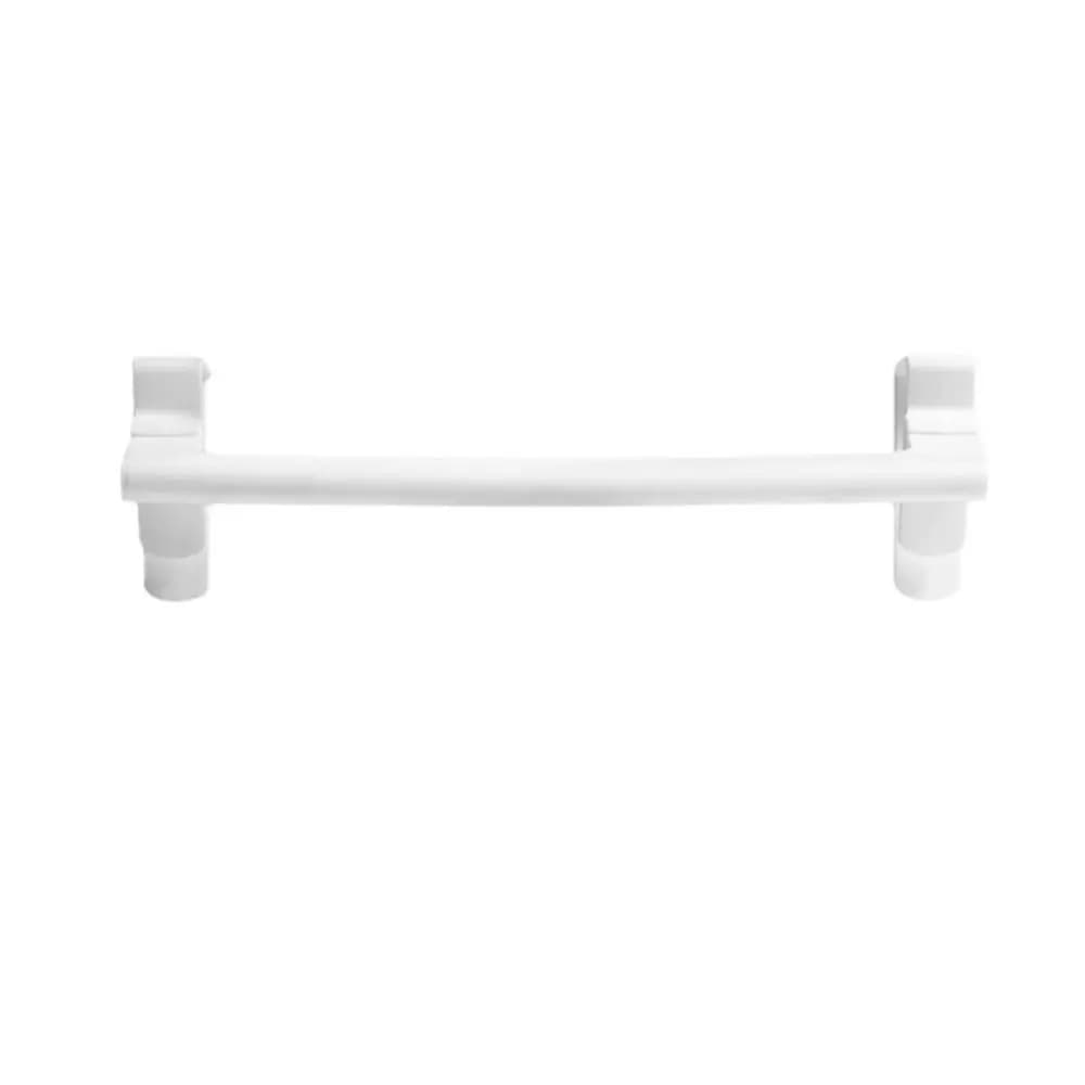 Portable No Drilling Towel Rack White Hard Plastic Towel Hanger Hanging Towel Easy to Assemble Towel Holder Kitchen Storage Rack