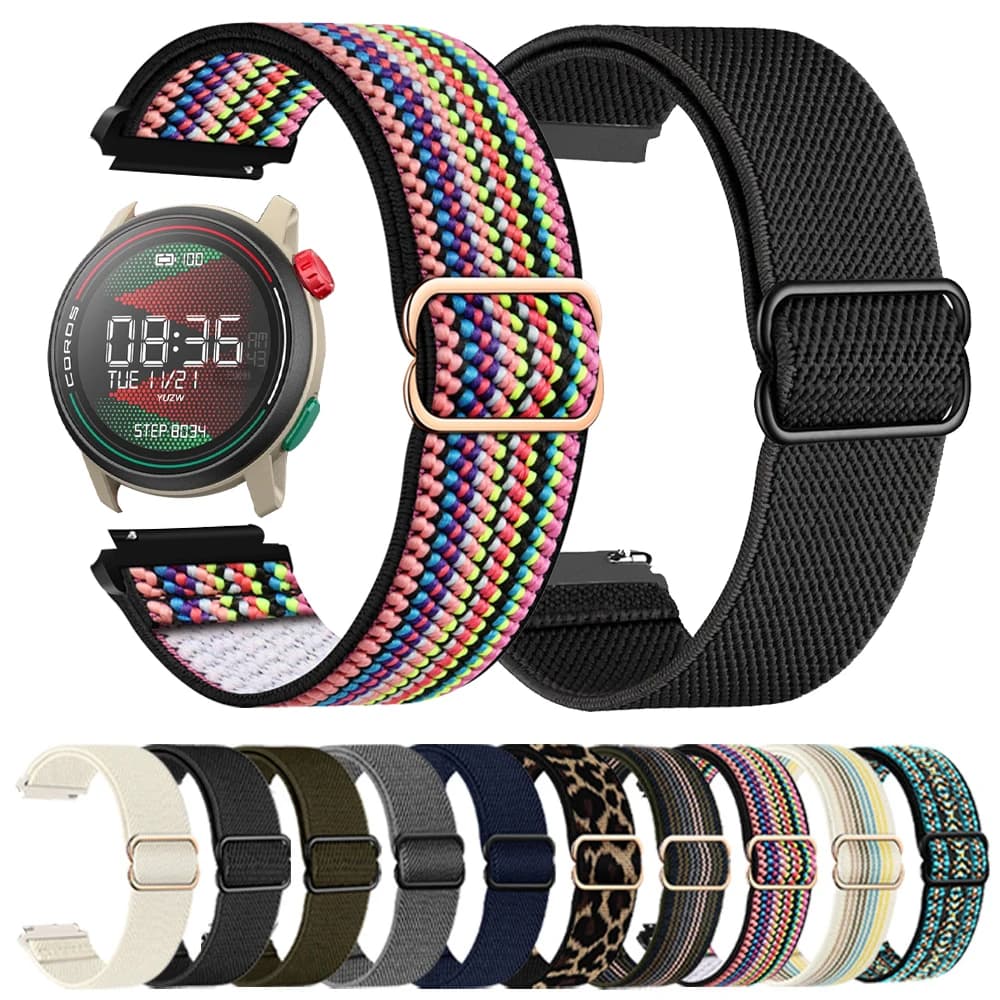 22mm 20mm Smart Watch Band For COROS APEX 2 Pro/PACE 3 2 Strap Sport Bracelet Nylon Braided Watchband For Apex 42mm 46mm Correa