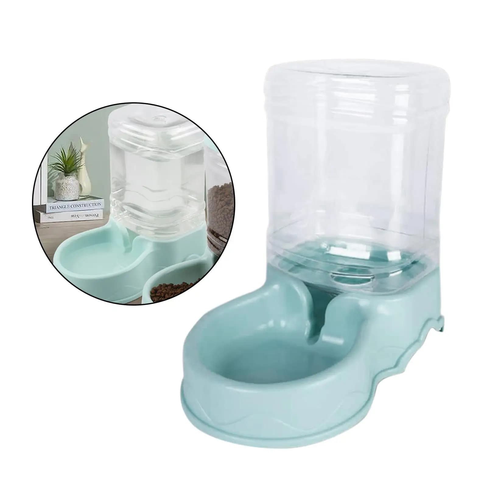 Large Capacity Pet Feeder and Water Dispenser Auto Food Bowl Drink Station for Small Medium Dogs Cats Daily Supply