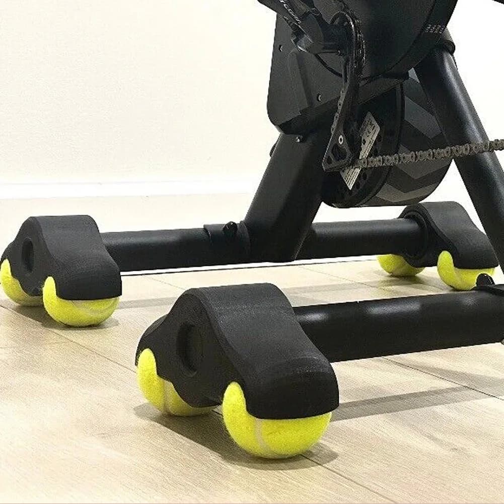 Confezione da 2/4 poggiapiedi per allenamento in bicicletta poggiapiedi per pallina da tennis poggiapiedi per bici da ciclismo per attrezzatura per allenamento a casa per bici intelligente