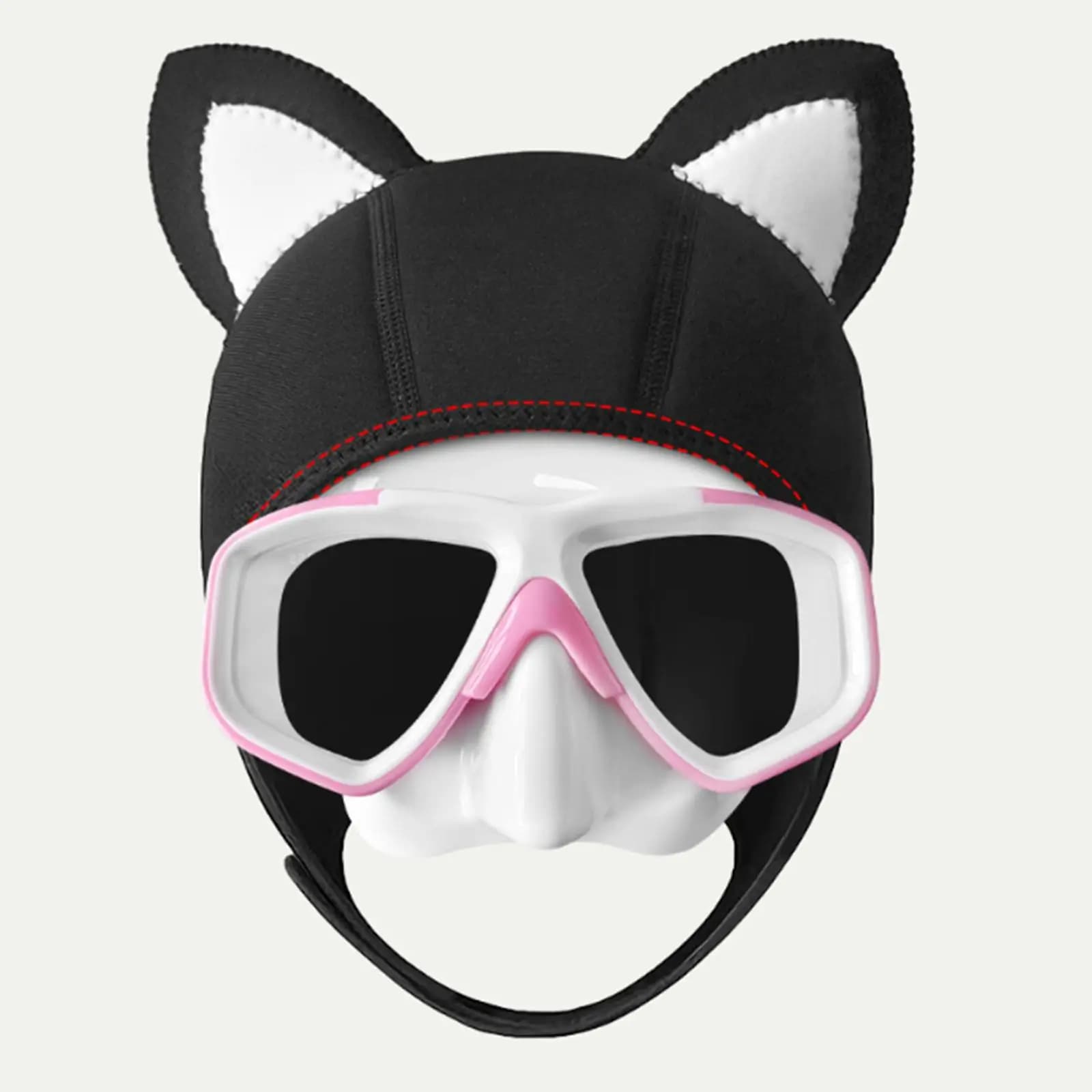Underwater diving cap in Neoprene 3mm with Animal Design Cute for Snorkeling, Surf and Kayaking
