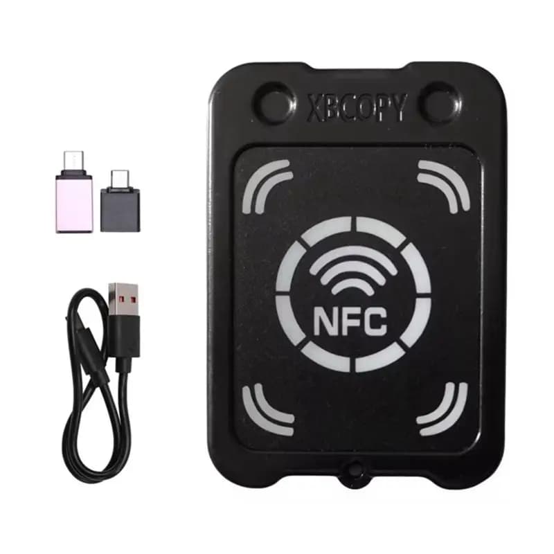 Lettore di schede smart chip RFID FULL-NFC, copiatore di chiavi di crittografia NFC, lettore IC 13.56Mhz, duplicatore di token RFID contactless