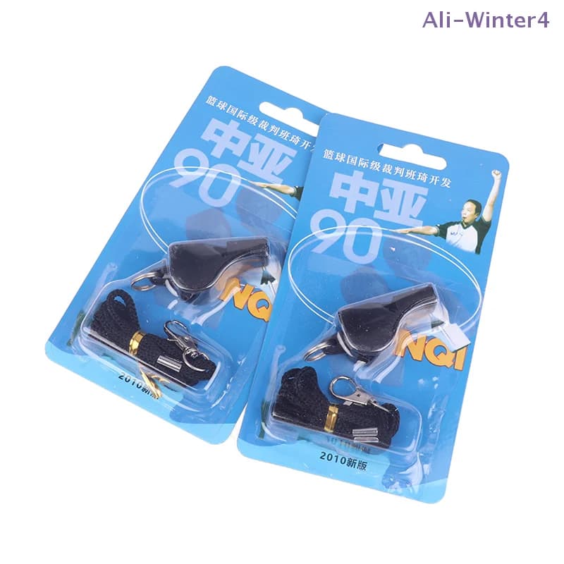 {Winter4} Kit di fischietti professionali da 2/3/5/10 pezzi con cordino e protezione per la bocca, fischietto forte per arbitri, per basket, calcio, pallavolo