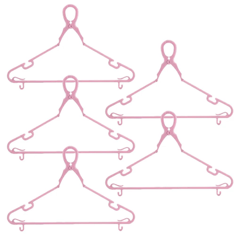 5 appendiabiti antivento in plastica resistente, multifunzionali con morsetto, per pantaloni, asciugamani, camicie, gilet, organizer per lavanderia