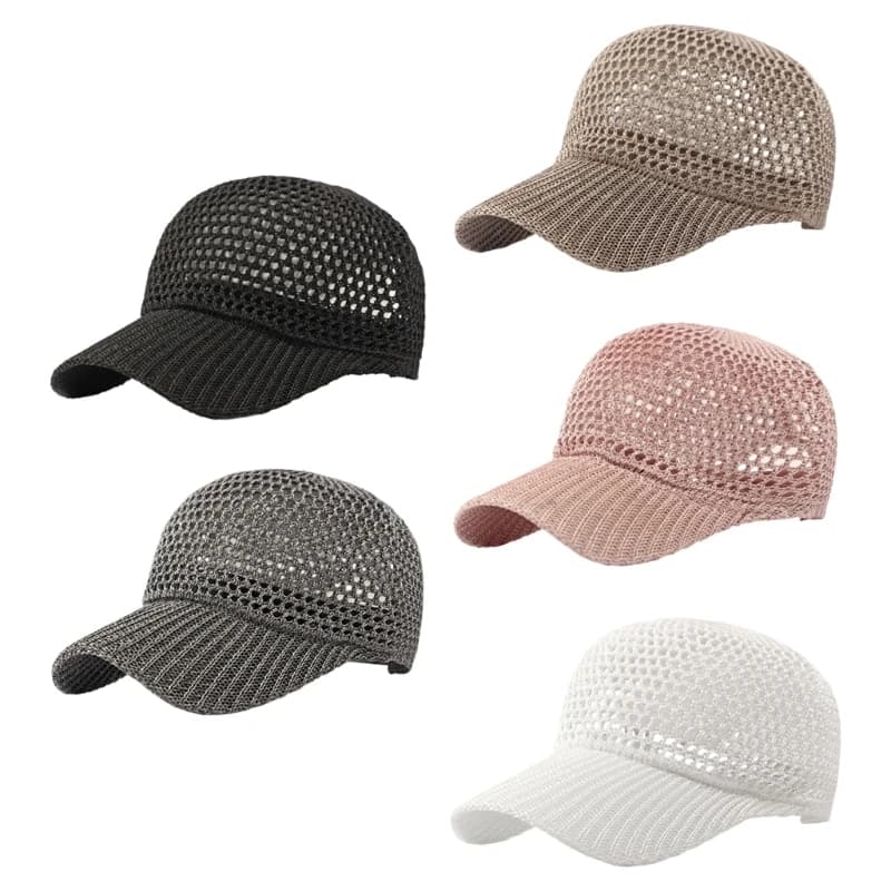 367C Breathable Outdoor Sun Hat Mesh Design Sweat Resistant Polyester Adjustable Fit Summer Activity Gear