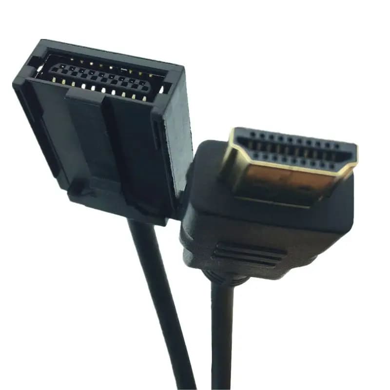 Cavo dati compatibile da HDMI a tipo E, cavo dedicato audio e video ad alta definizione per auto, compatibile da tipo E a HDMI
