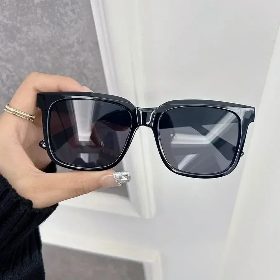 Designer Square Sunglasses Women Men Black Colorful Female Sun Glasses Personality Luxury Eyewear Big Frame Mirror Oculos