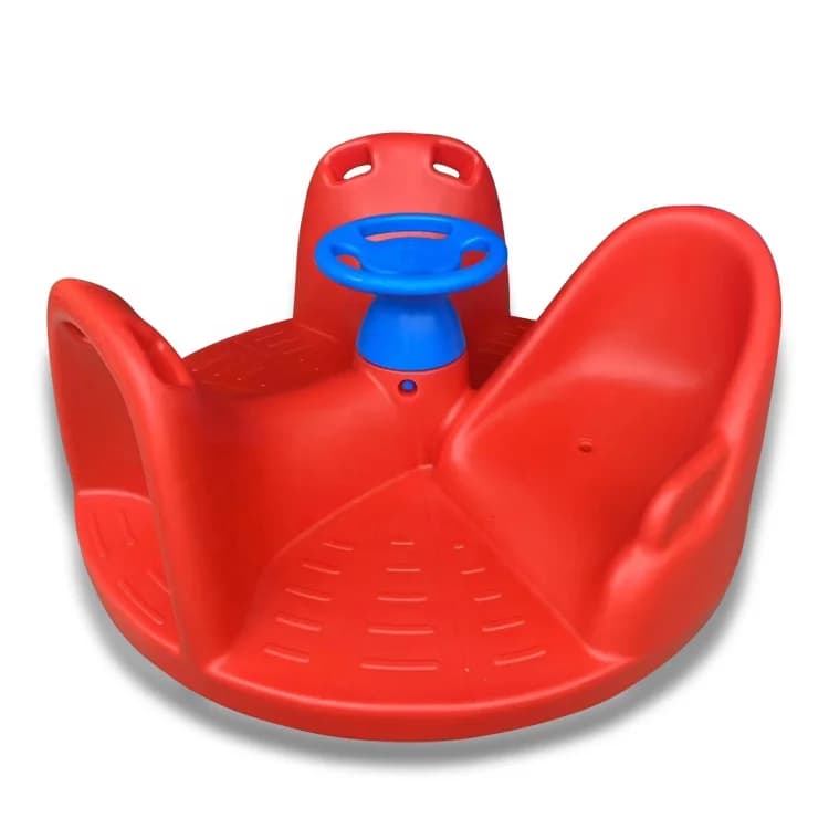 Seggiolino per giostra per bambini, Attrezzatura da gioco per esterni per bambini, Giostra in plastica per bambini