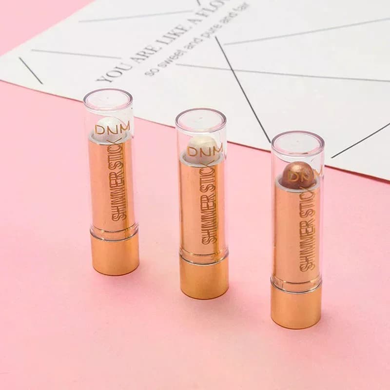 Barra Illuminante 3D per Viso, Cosmetico Contorno Viso, Bronzer Shimmer, Stick Illuminante, Crema Correttore, Strumento per il Trucco