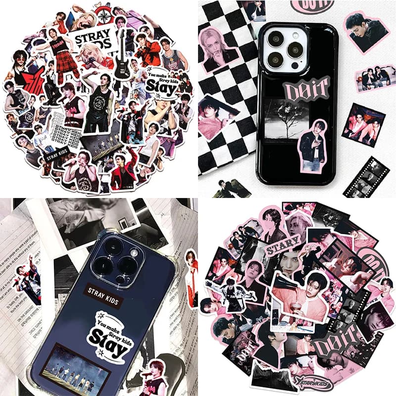 Nuovi Adesivi SKZOO Stray Kids a Forma di C, Momento di Alta Tonalità, Concerto World Tour, Adesivi Carini per Fan SKZ, Regalo K-pop