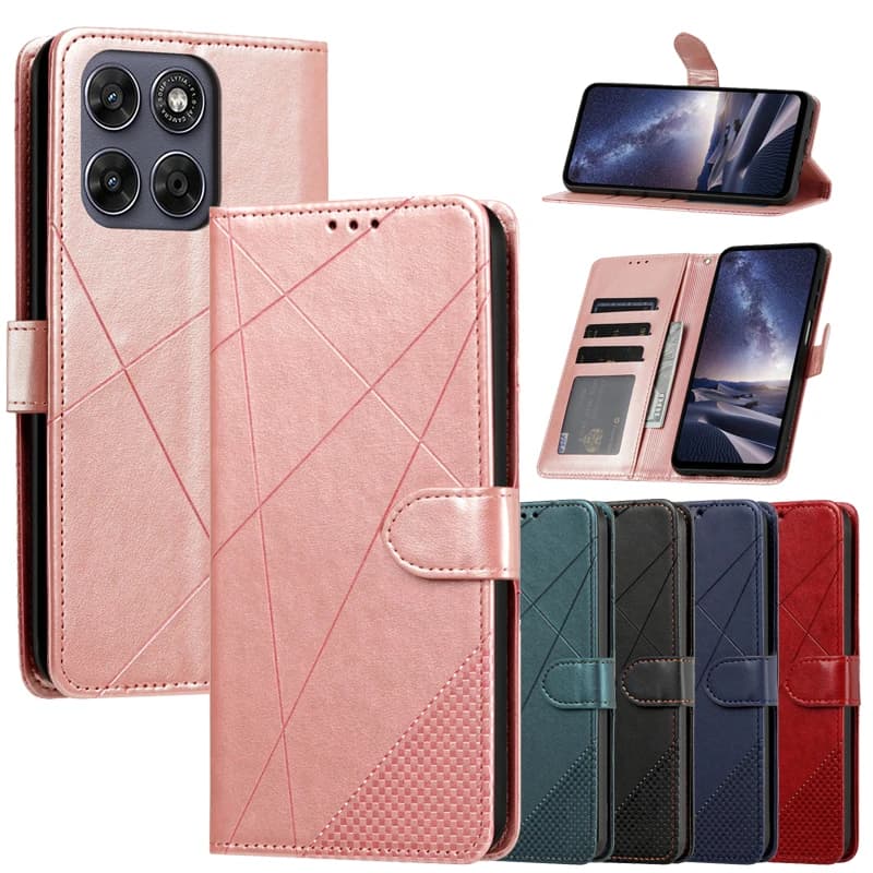 Wallet Flip Case Fundas For Motorola MOTO G17 G37 G47 G57 G67 G77 G87 Power 5G Cover Cases Magnetic Leather Phone Stand Book Bag