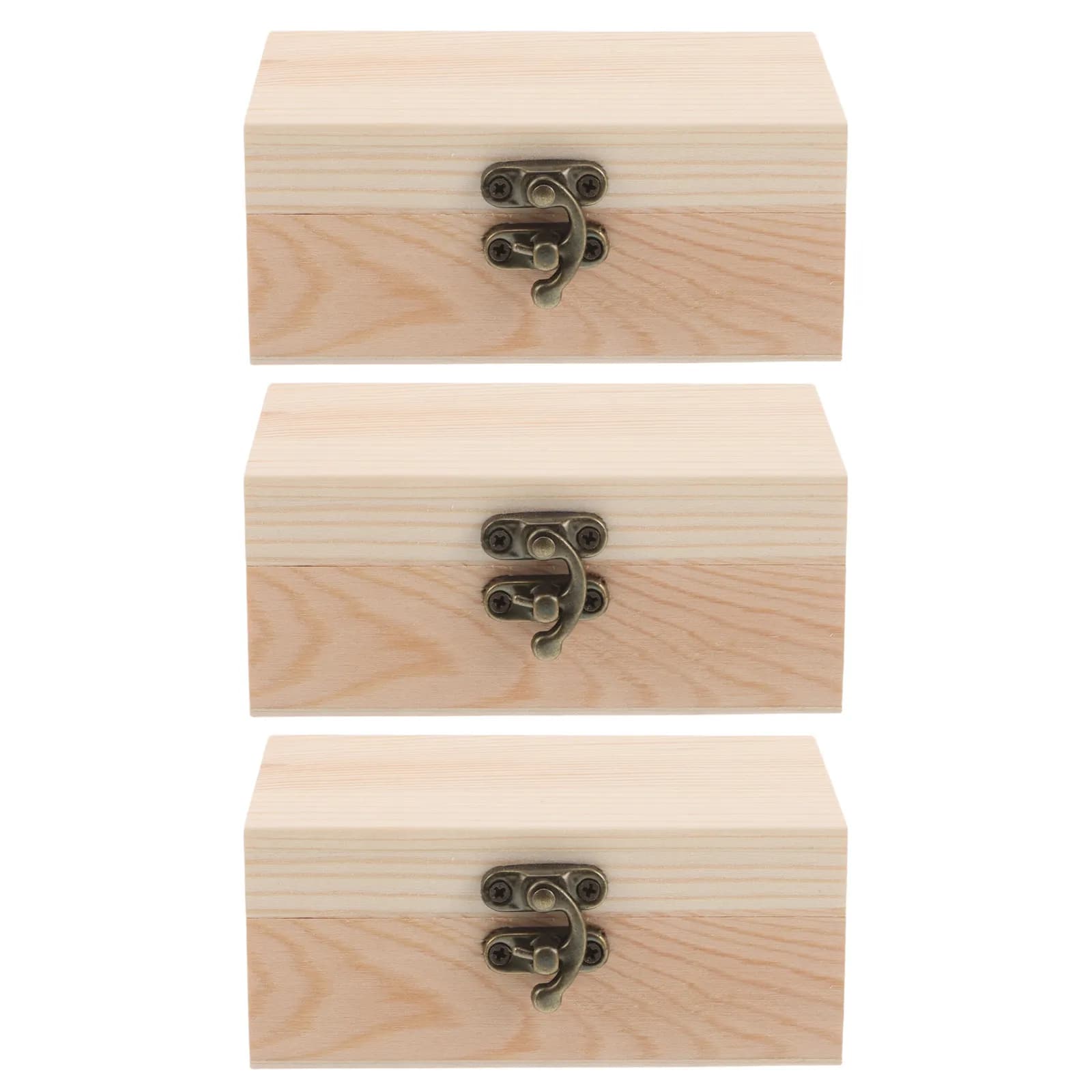 3Pcs Essential Oil Storage Box Wood Shockproof Travel Organizer Rectangular Case Individual 10Ml Aromatherapy Presentation