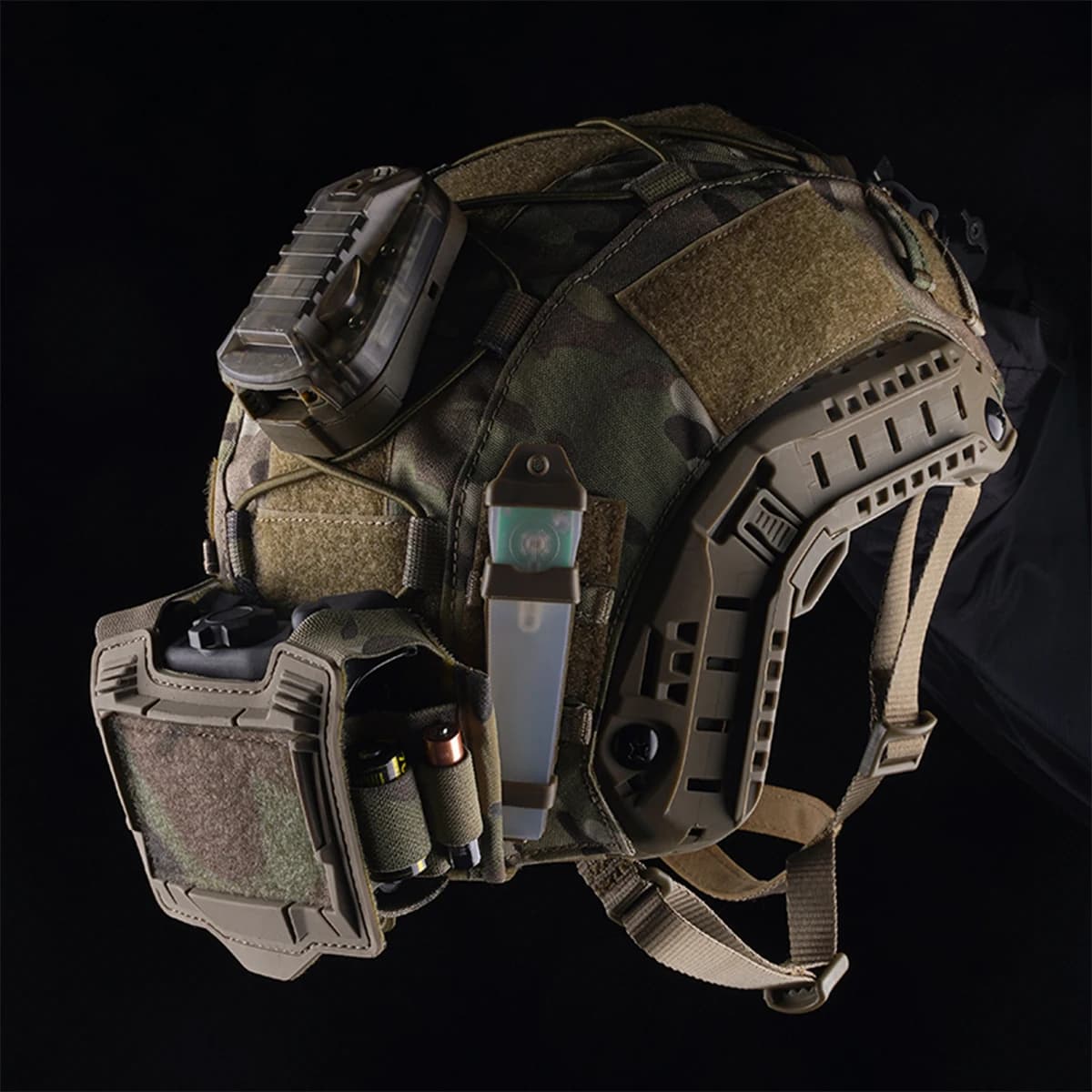 Back case for helmet fast style Agilit Battery case NVG weight bag Battery for night vision OPS-CORE tactical helmet housing