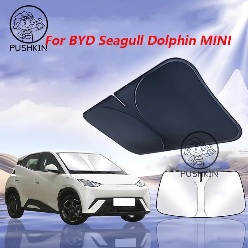 Per BYD Seagull Dolphin MINI 2026: Tendina Parasole Auto Anti-UV, Protezione Visiera Parabrezza, Copertura per la Privacy, Accessorio
