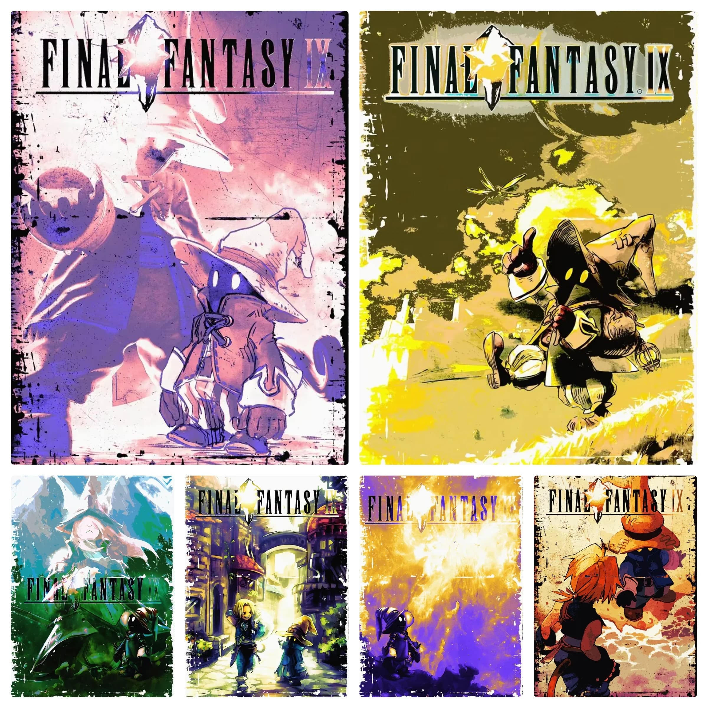5D DIY Diamond Painting Kit Final Fantasy Video Game Equipment Skill Art Full Drill Rhinestone Wall Decor Gift for Home