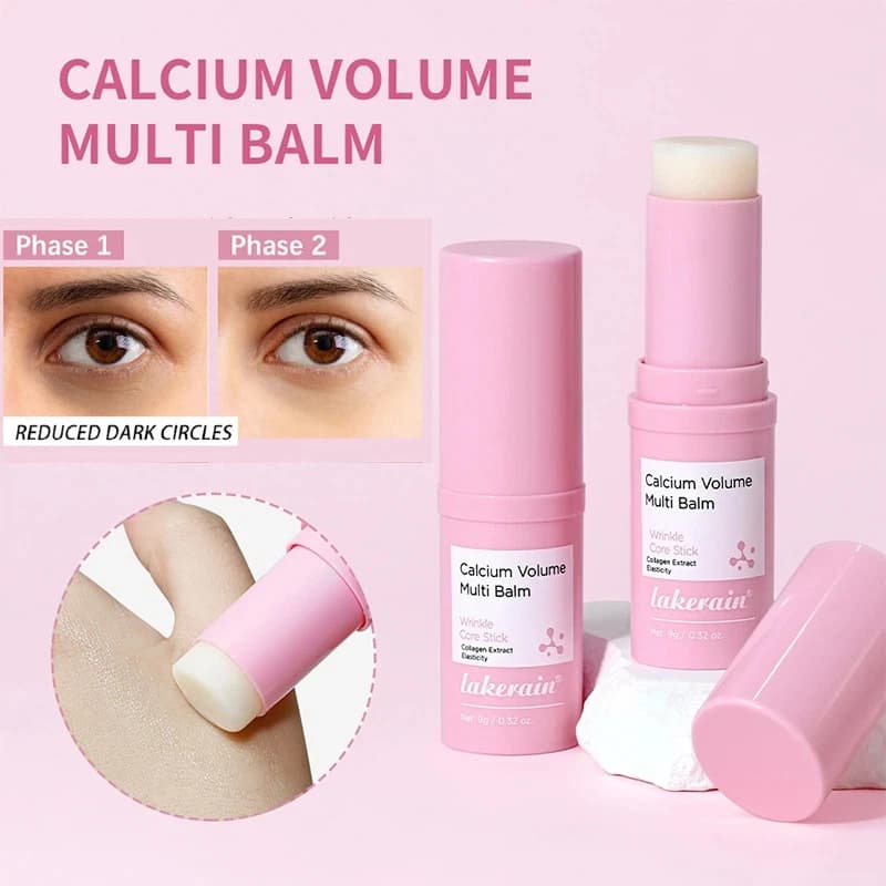 Calcio Volume Multi Crema per gli occhi Bastone antirughe Crema per gli occhi Balsamo Ridurre le linee sottili Cerchi scuri Stringere Cura Idratante Pelle degli occhi