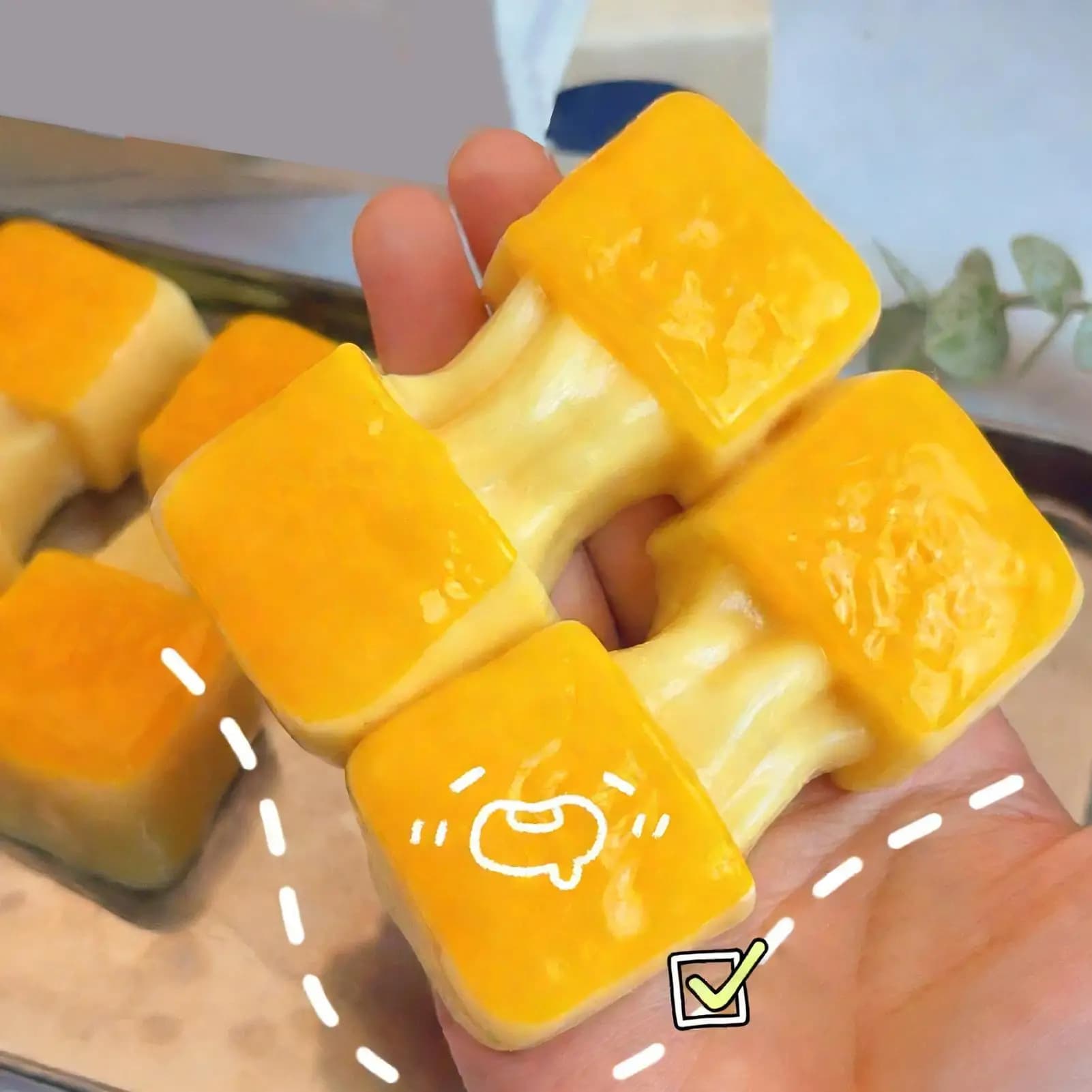 1 pz Giocattoli Antistress Realistici a Forma di Torta di Riso Morbida, Palline Elastici a Tema Cibo per Alleviare lo Stress, Giocattoli Sensoriali per Adulti, Uomini, Donne, Bambini, Ragazze, Ragazzi, Casa