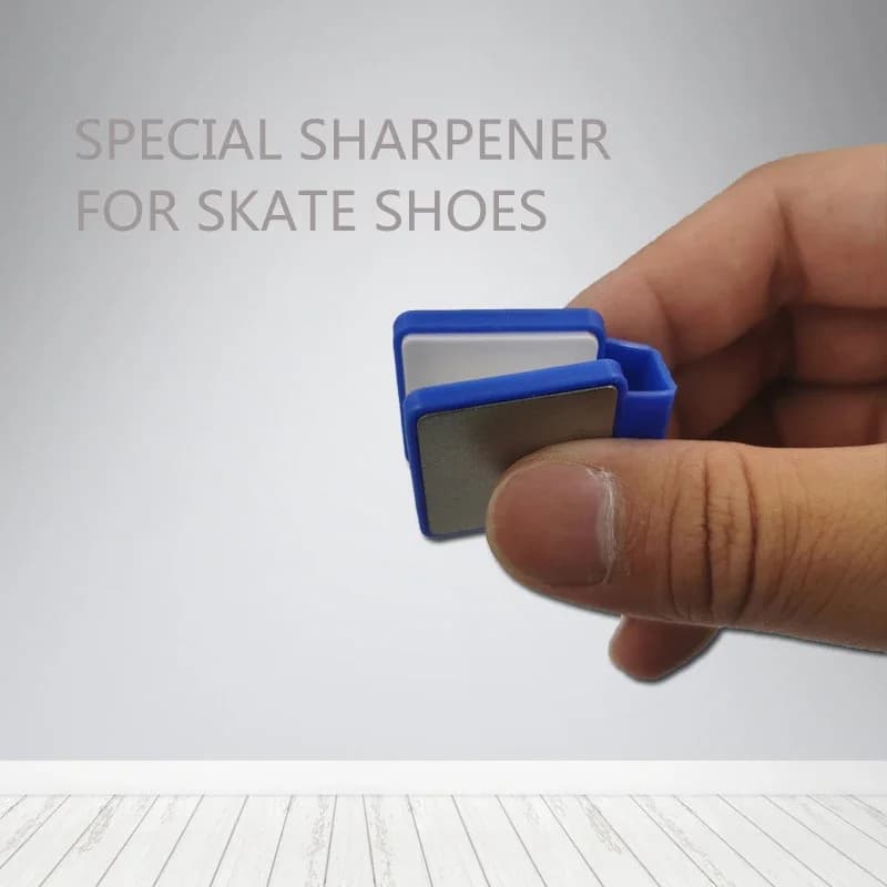 Speed Skate Ice Skate Edge Trimmer Double face Diamond Ceramic Whetstone Diamond temperamatite strumento speciale Diamond Whetstone
