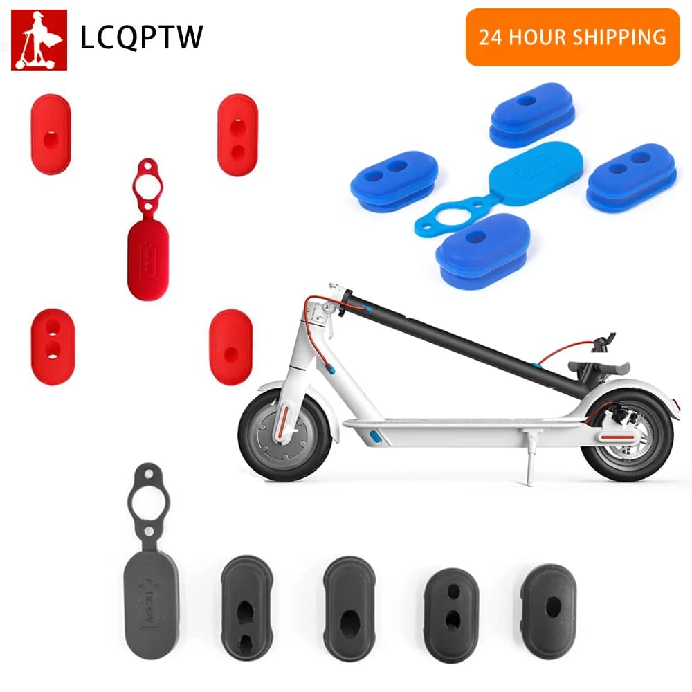 For Xiaomi M365/M365 Pro Pro2 1S Rubber Charge Port Cover Cap Silicone Plug Battery Power Charger Sleeve Parts