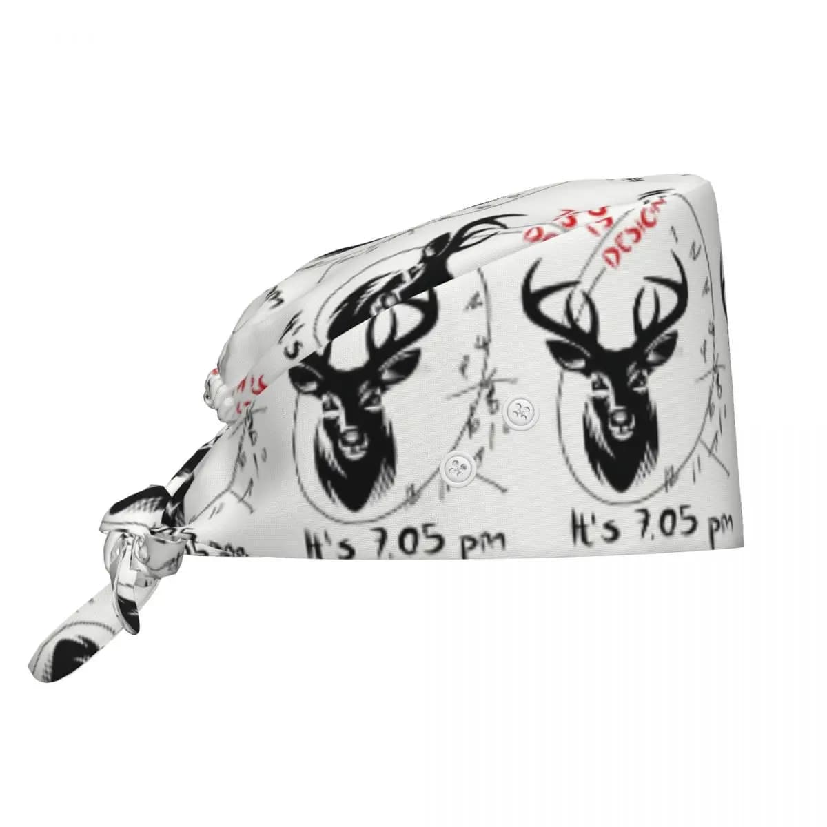 Cappello Chirurgico Hannibal Mads Mikkelsen, Berretto da Lavoro per Medici, Unisex Regolabile, Cappelli per Infermieri e Dentisti