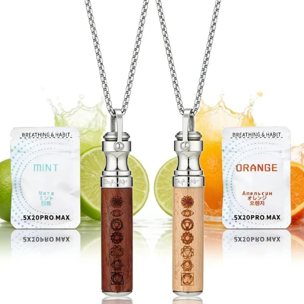 528Hz Mindfulness Breathing Whistle Necklace Fashion Yoga Meditation Flute Therapy Relieves Anxiety Pendants Aroma Diffuser