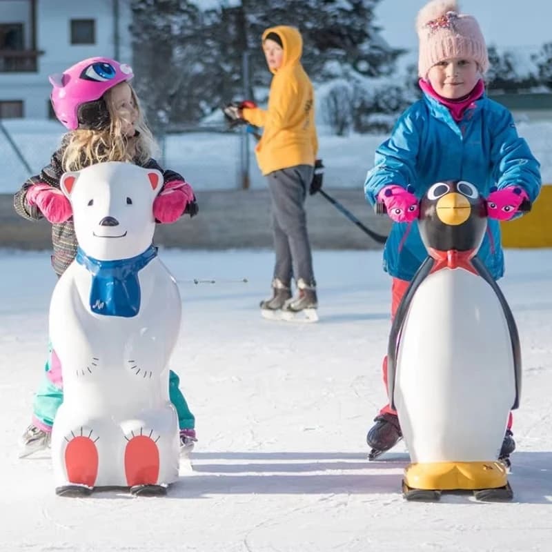 Spingitore per pattini da ghiaccio Arctic Penguin | -30 ° C Trainer modellato con soffiaggio | Attrezzatura per tutte le stagioni