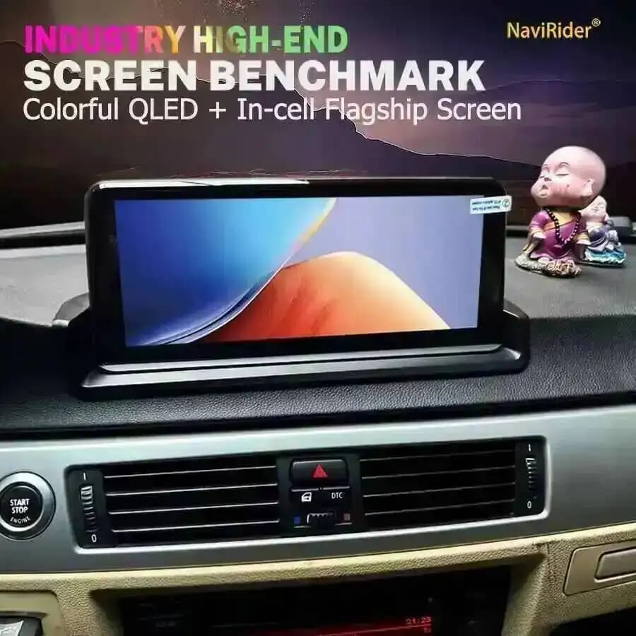GPS For bmw 3 Series E90 E91 E92 E93 2004-2011 Android 14 Car Radio HU CarPlay Stereo DSP Navi 12.8'' Qled Screen built-in 360