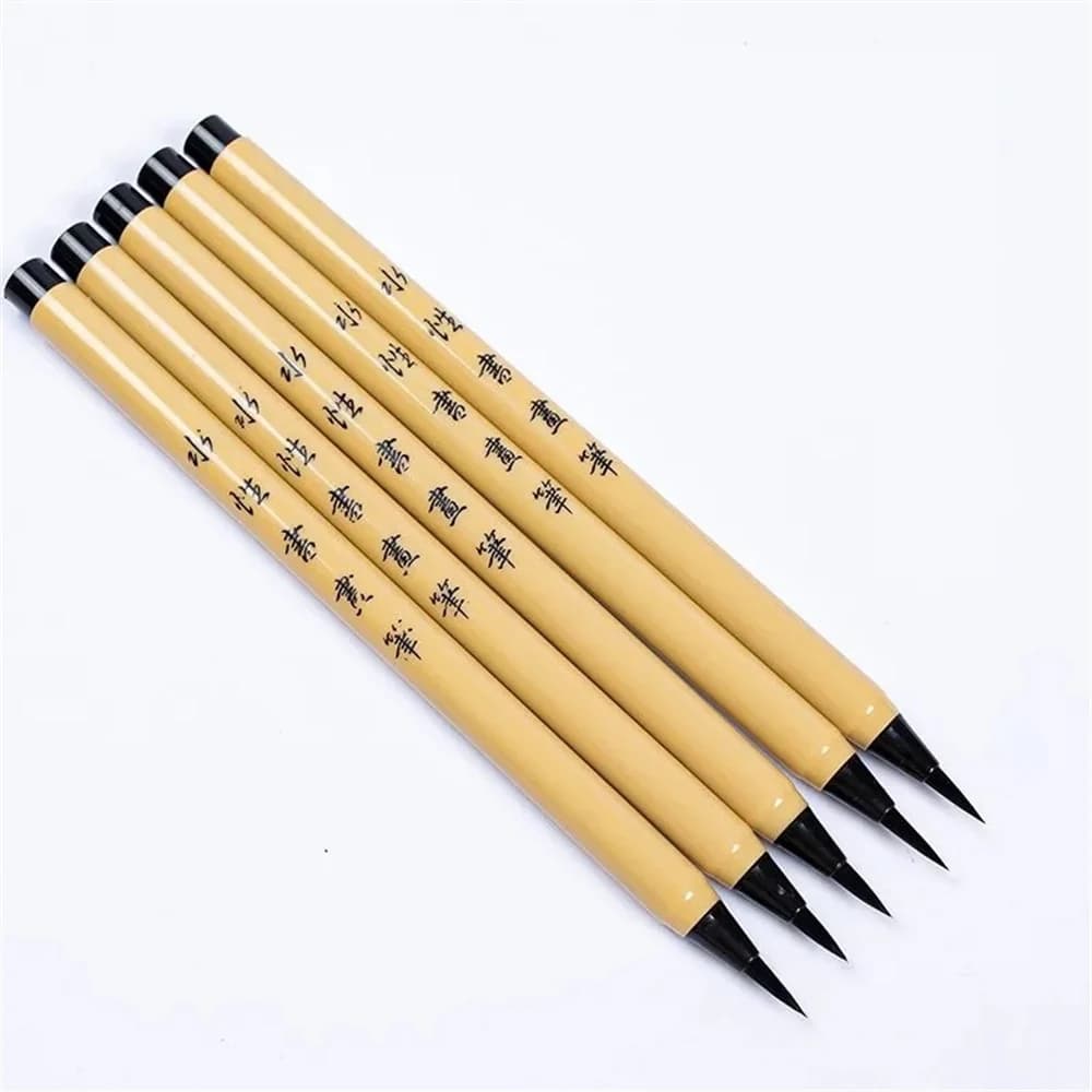 Small Script Chinese Calligraphy Pen Soft Hair Writing Brush Artist Painting Drawing Tool School Office Supply Stationery
