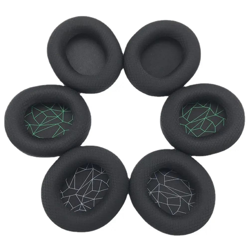 2 pezzi cuffie da gioco cuffie auricolari cuscino in spugna cuscinetti auricolari di ricambio in schiuma per SteelSeries Arctis 1 3 5 7 9