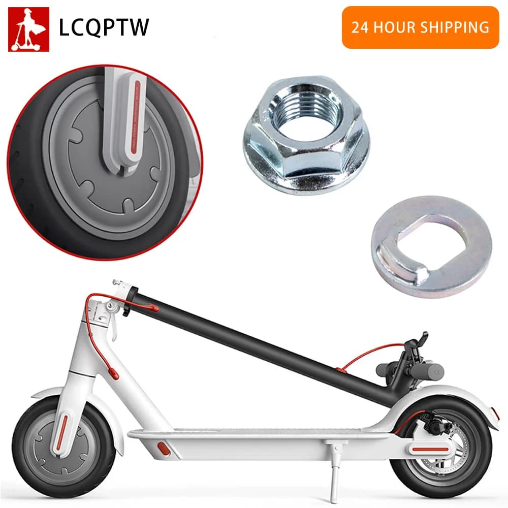 1/2/3 Coppia Per Xiaomi M365 Pro Motore Anteriore Dado Ruota Bulloni Viti Scooter Elettrico In Lega di Acciaio Dadi Parte di Ricambio Accessori