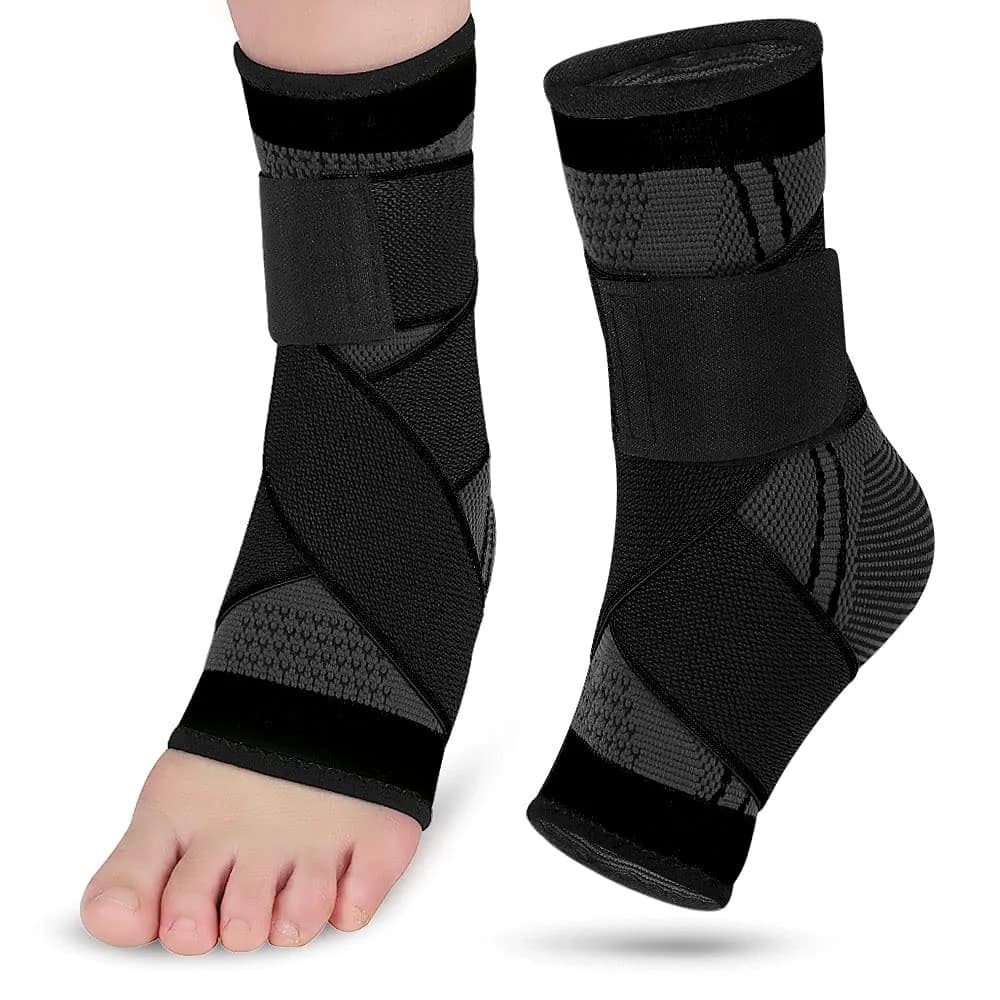 Fascia Pressurizzata per Caviglia, Supporto Sportivo, Cinturino Elastico in Nylon per Caviglia, per Palestra e Basket