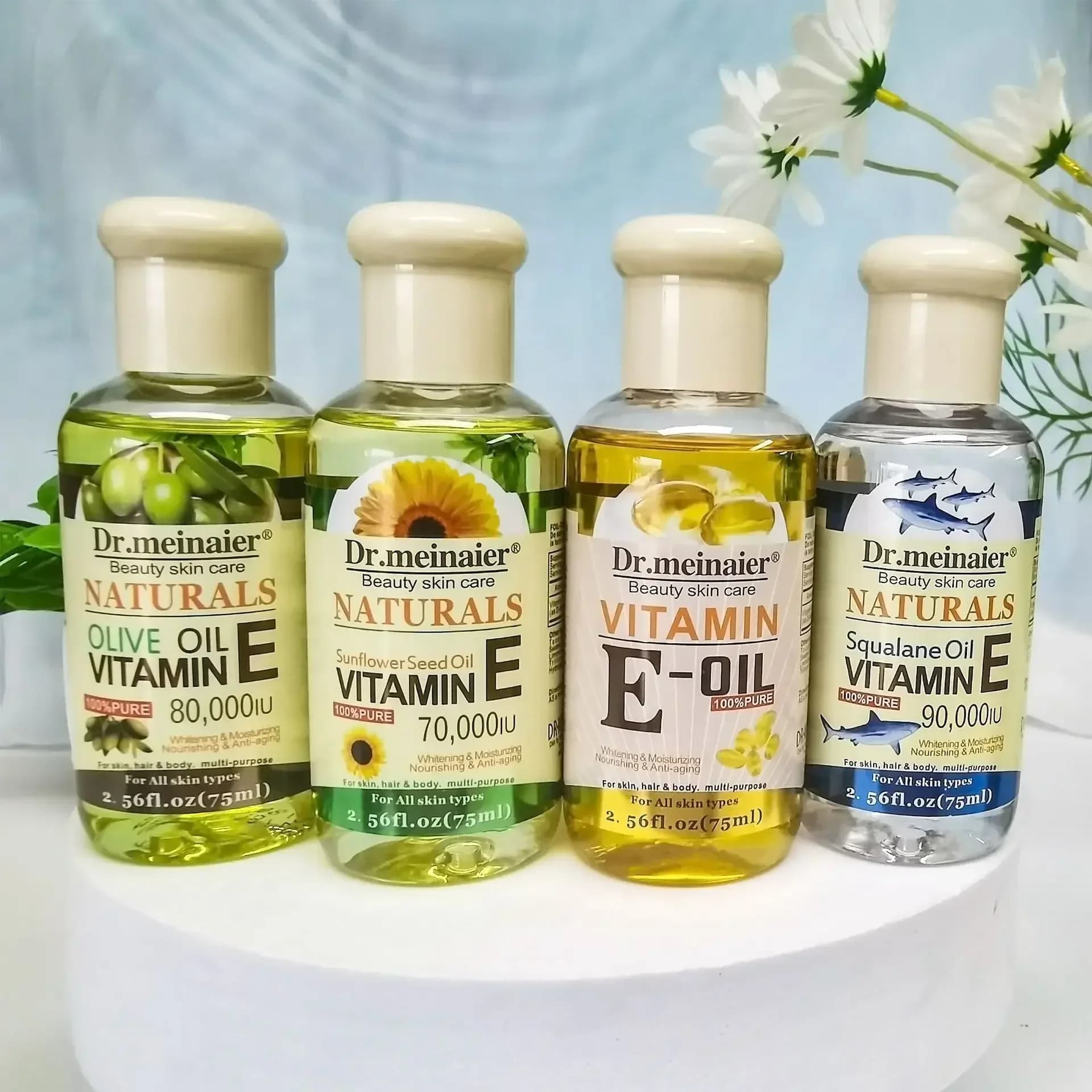 Vitamin And Essential Oil For Viso Morning And Night Whitening Reduce Pores Anti Rugs Aging Lentiggine Repair Face Essence For Skin Care 75ml