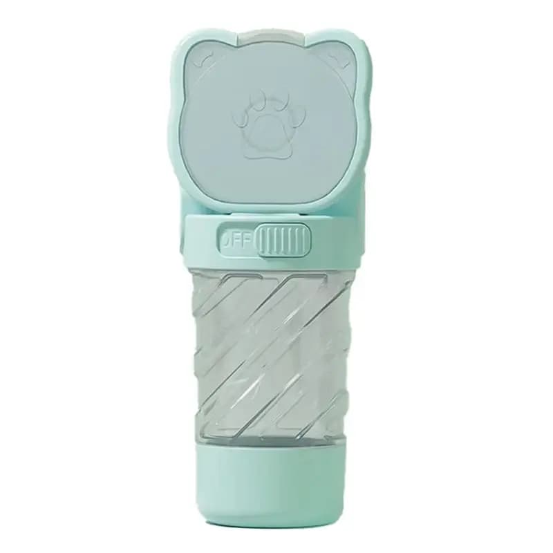 ABKW-Storage Food And Water Container Outdoor Travel Pet Supplies Feeder Bowl Pets Dogs Feeder Bowl Green
