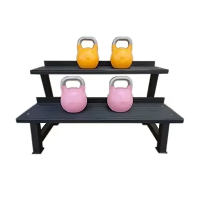Heavy Duty Commercial Gym Kettlebell Storage Rack Fitness Equipment Organizer for Weight Training Center